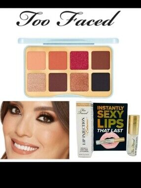 Too Faced Eyeshadow Palette, Lip Plump